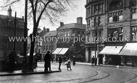 Gold Street Corner, Northampton. c.1912.
